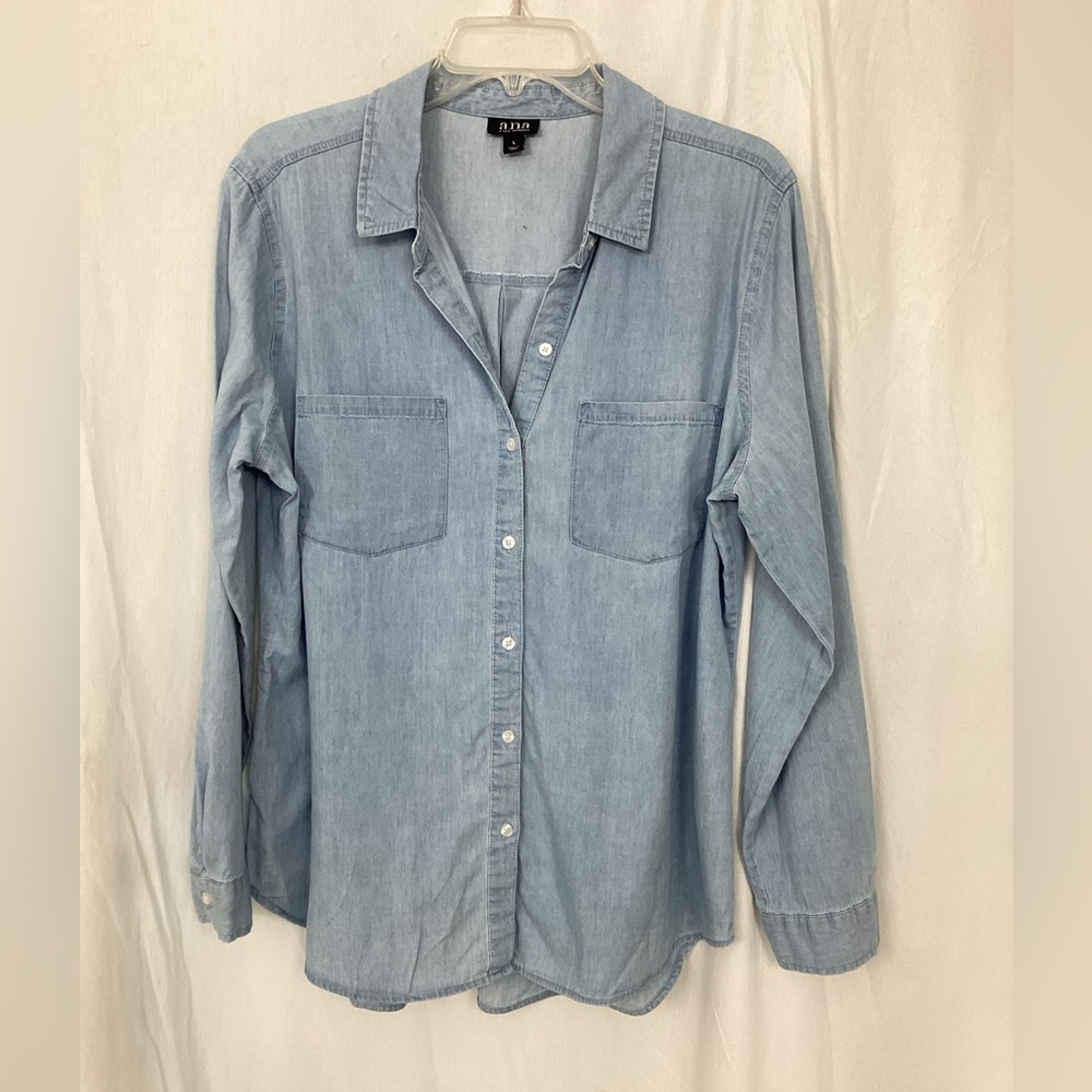 A.n.a.  Chambray shirt size L